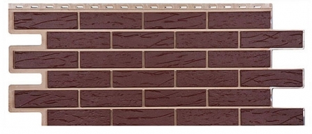 Фасадный панели "Саман" коричневый